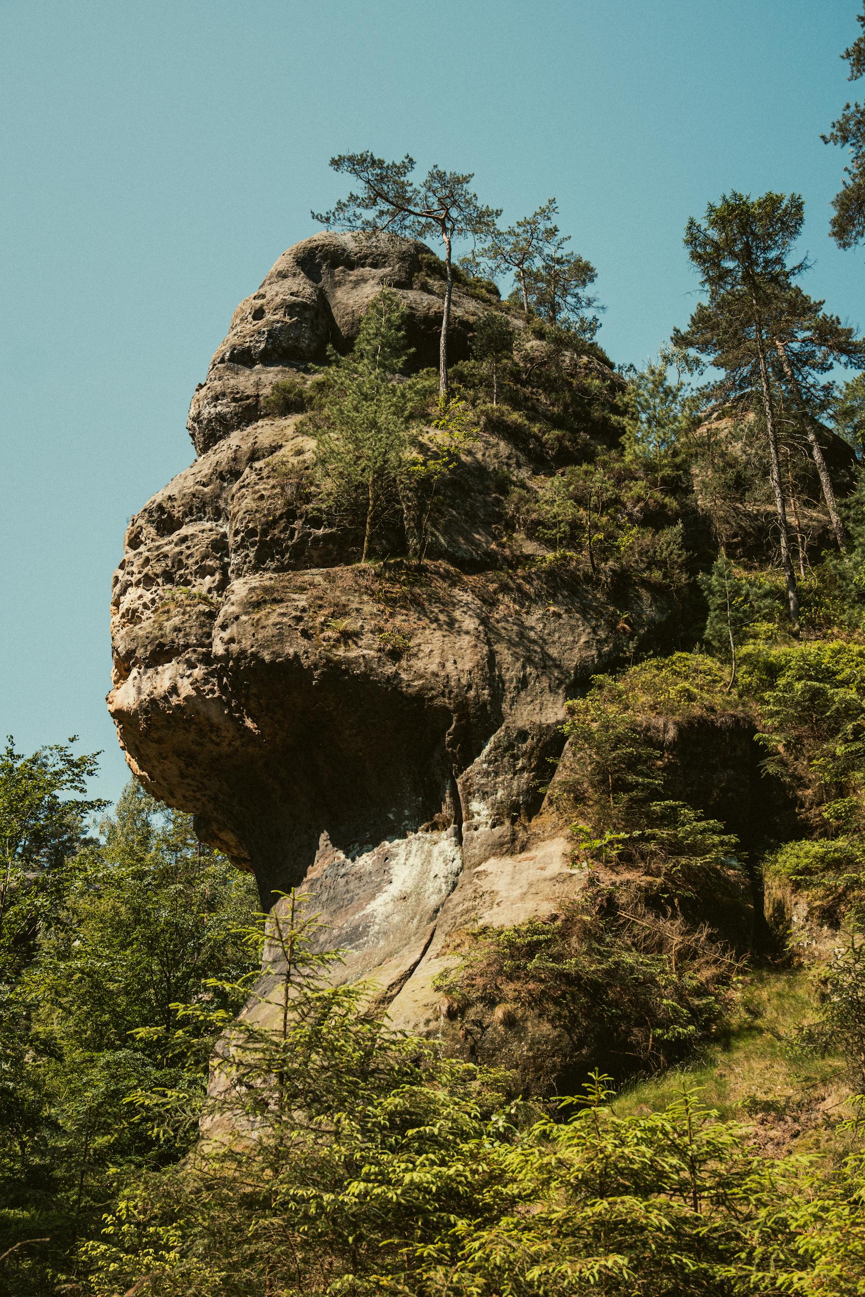 sandstone cliffs in Zittau